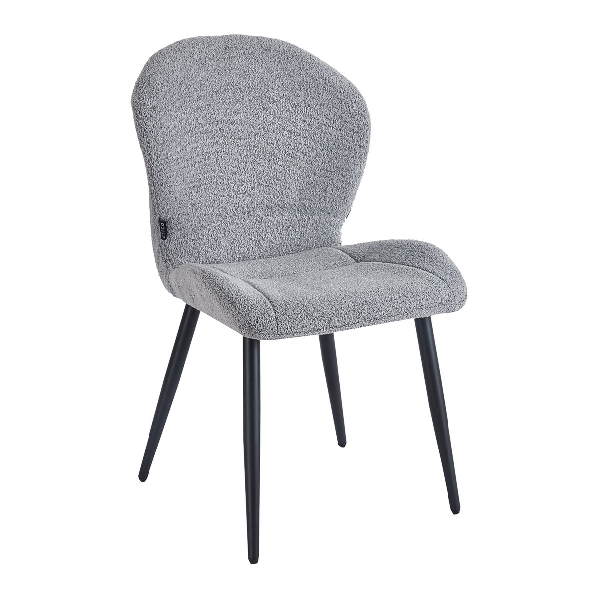 4RICO Sedia Lucente per Sala Attesa - Grigio