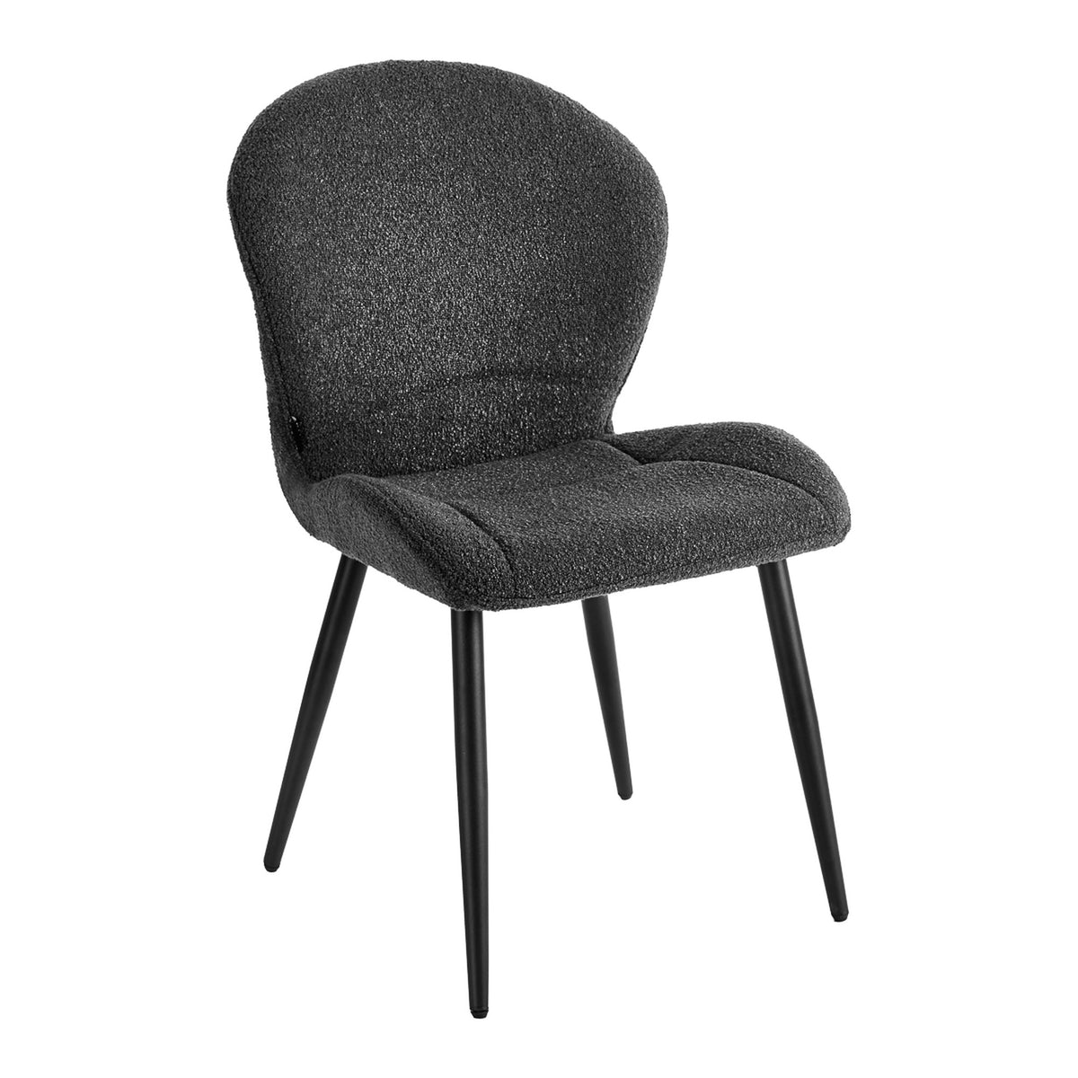 4RICO Sedia Lucente per Sala Attesa - Nero