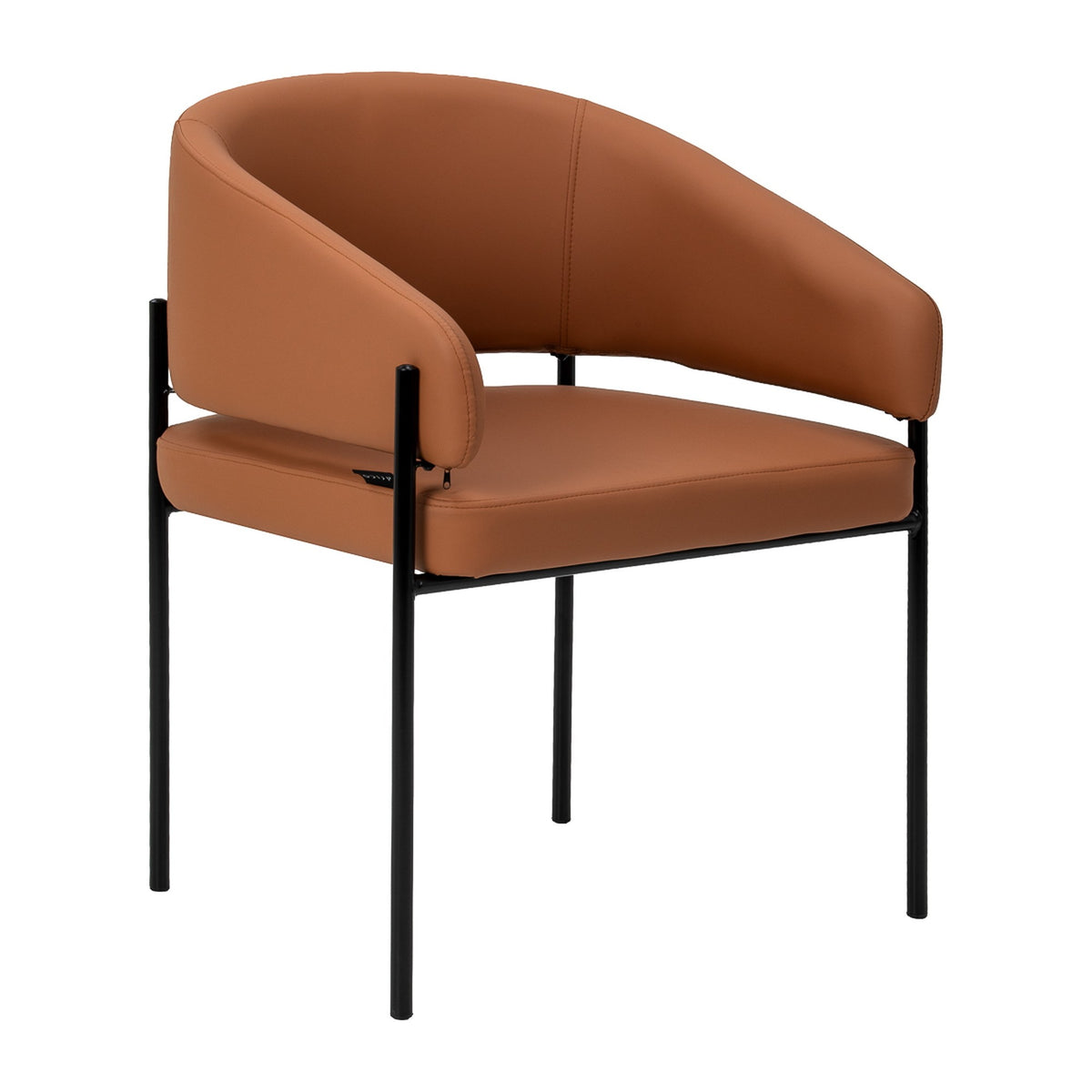 4RICO Sedia Novo per Sala Attesa - Marrone