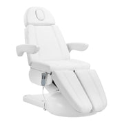 Azzurro Poltrona Lettino Elettrica Pedicure Lux 3 Motori - Bianco