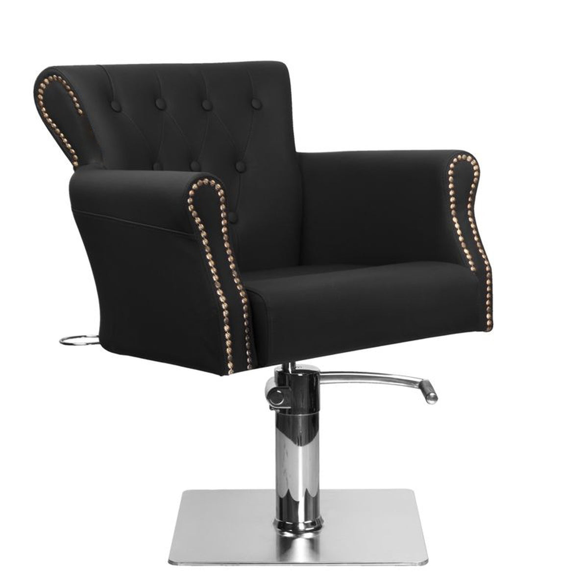 Hair System Poltrona Barber Ber 8541 per Parrucchiere - Nero