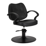 Hair System Poltrona Borneo per Parrucchiere - Nero