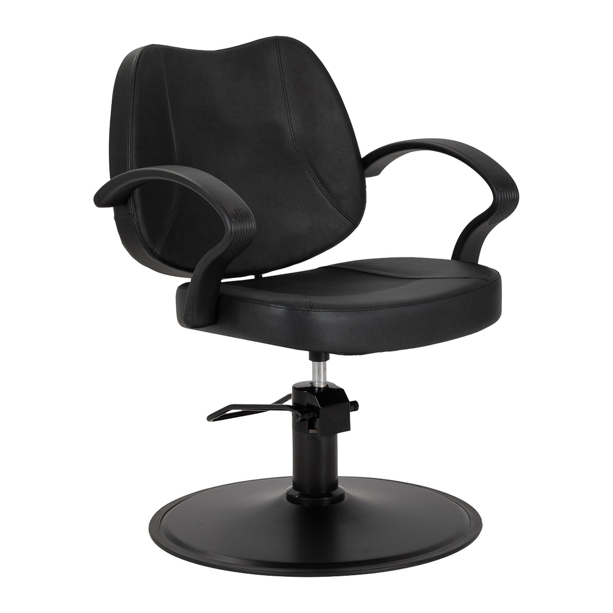 Hair System Poltrona Borneo per Parrucchiere - Nero