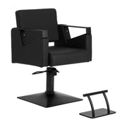 Hair System Poltrona Duplex Noir per Parrucchiere - Nero