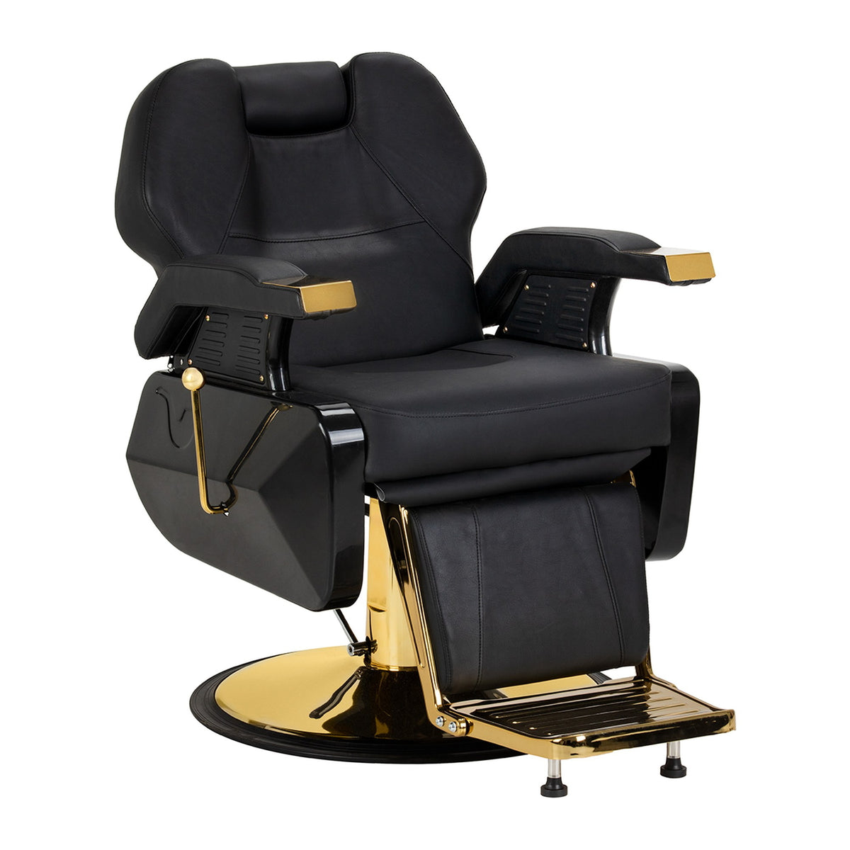 Hair System Poltrona Barber New York per Parrucchiere - Nero Oro