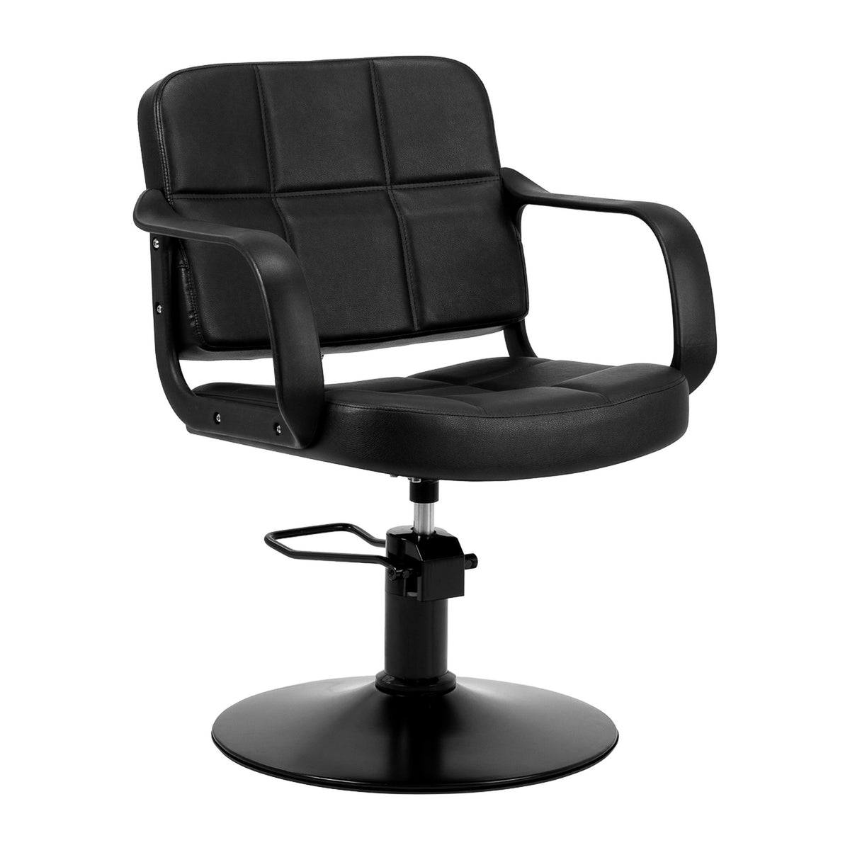 Hair System Poltrona Komodo per Parrucchiere - Nero