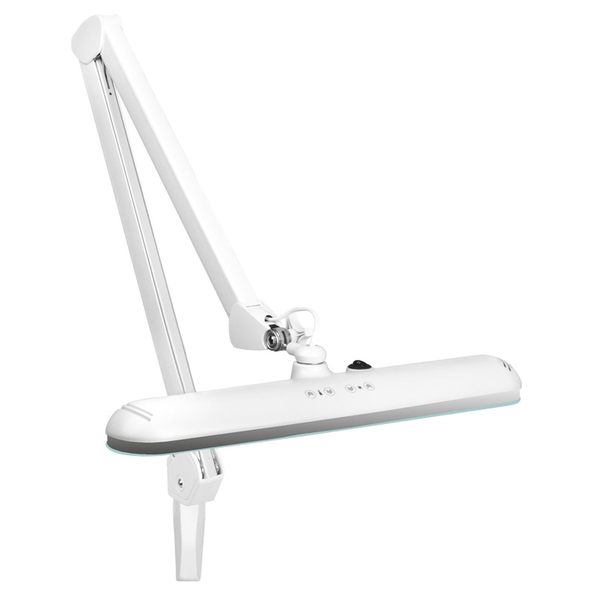 Elegante Lampada LED 801-TL con Morsetto da Tavolo - Bianco