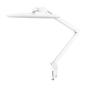 Elegante Lampada LED con Morsetto da Tavolo - Bianco