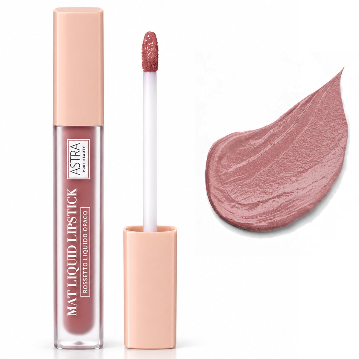 Astra Pure Beauty Mat Liquid Lipstick Rossetto Liquido - 01 Bloom