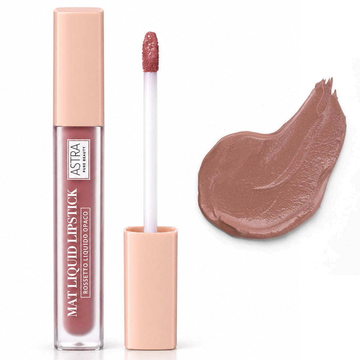 Astra Pure Beauty Mat Liquid Lipstick Rossetto Liquido - 02 Dune