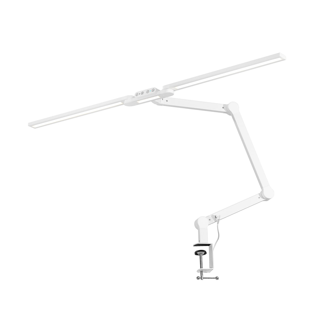Glow Lampada LED L04 Morsetto da Tavolo - Bianco