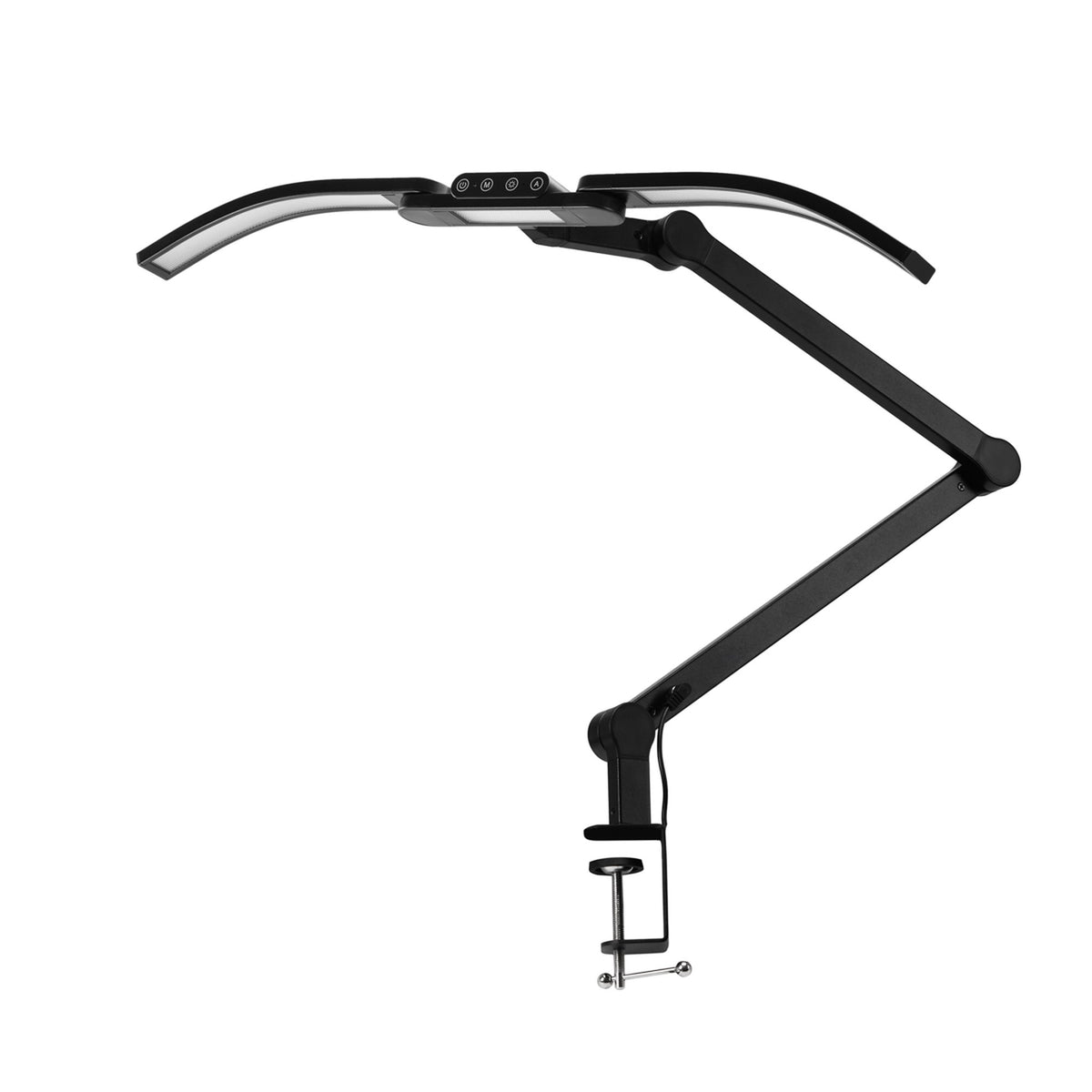 Glow Lampada LED L05 Morsetto da Tavolo - Nero