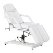 Sillon Poltrona Lettino 210 con Pompa Idraulica Poggiapiedi Diviso - Bianco
