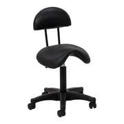 Sgabello Estetista AS BRAND 6001 con Rotelle Nero