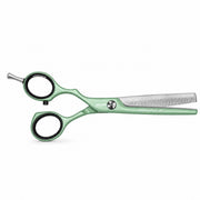 Forbici Professionali per Parrucchiere Jaguar Pastell Plus Offset Mat Green 40 Mancini 5,25"