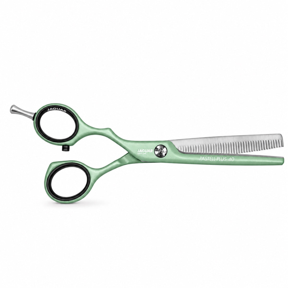 Forbici Professionali per Parrucchiere Jaguar Pastell Plus Offset Mat Green 40 Mancini 5,25"