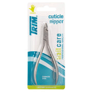 Tronchese Cuticole Trim Pelle in Acciaio Inox Manicure