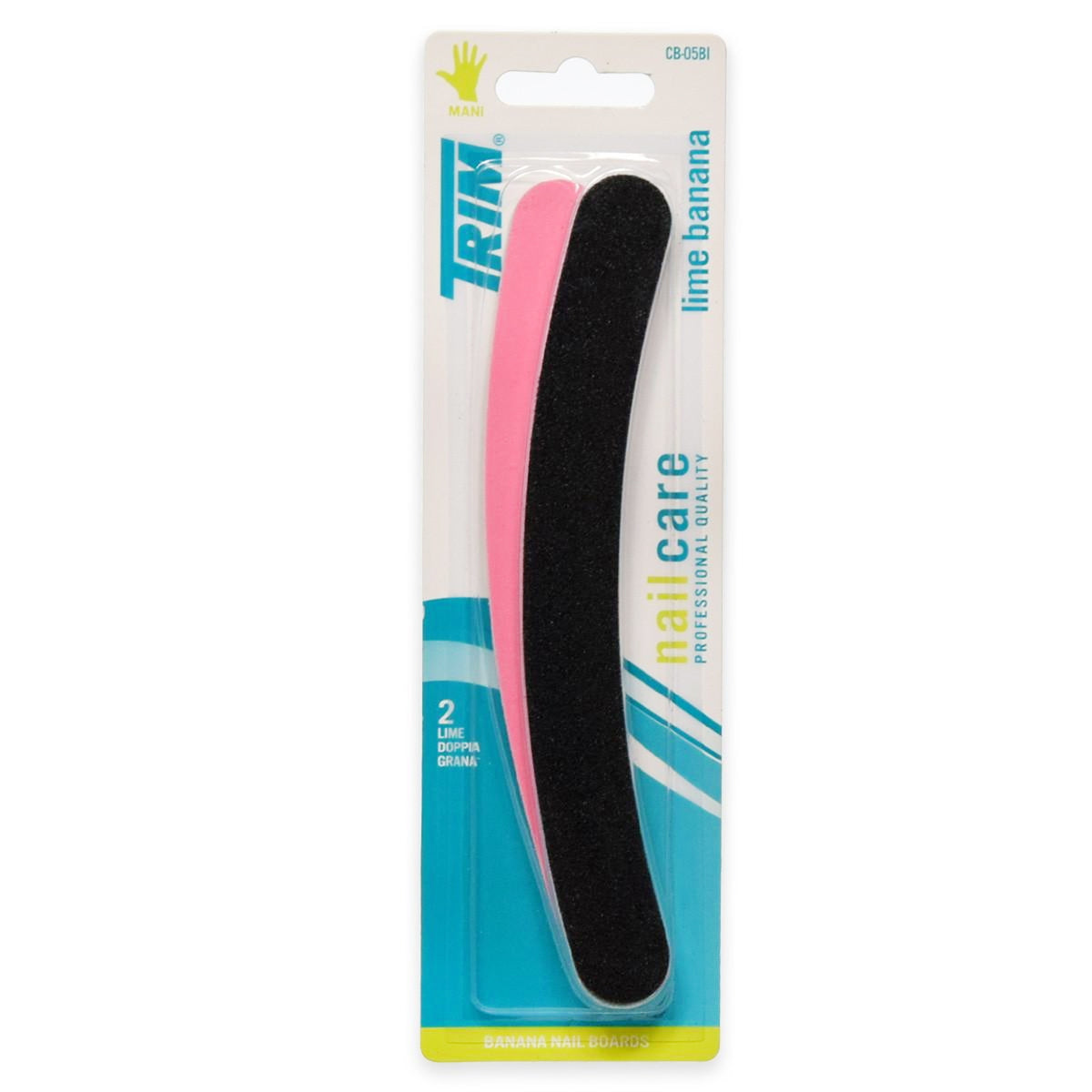 Lima per Unghie Trim Professional Doppia Grana Banana 2pz