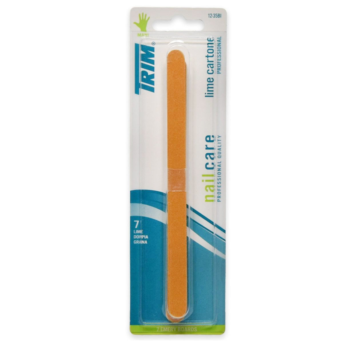 Lima per Unghie Trim Professional Doppia Grana Media e Fine 7pz