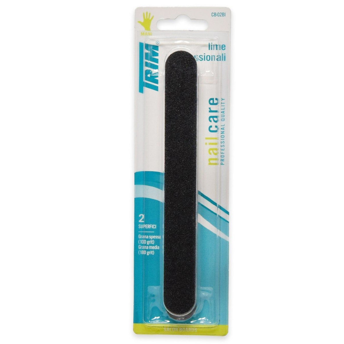 Lima per Unghie Trim Professional Doppia Grana 100/180 Dritta 2pz
