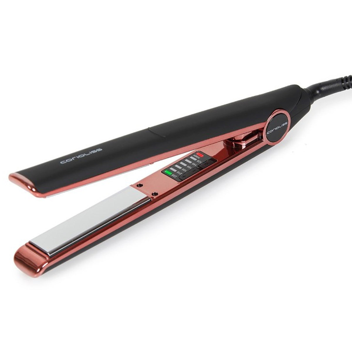 Piastra per Capelli Corioliss C1 Soft Touch Titanio NERO E RAME