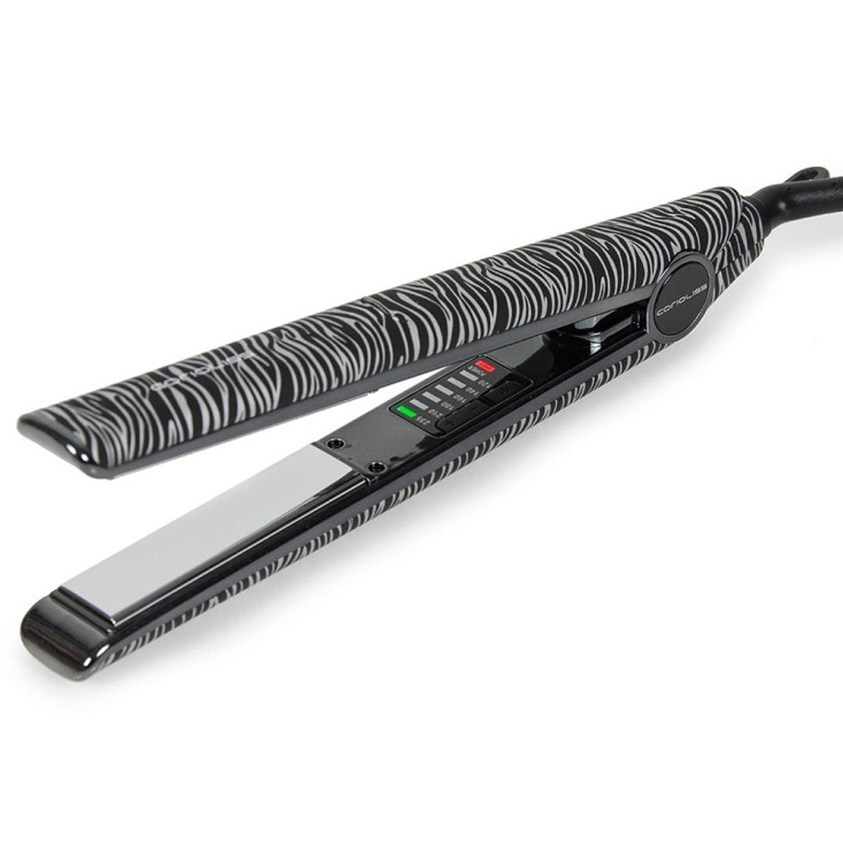 Piastra per Capelli Corioliss C1 Soft Touch Titanio SILVER E ZEBRA