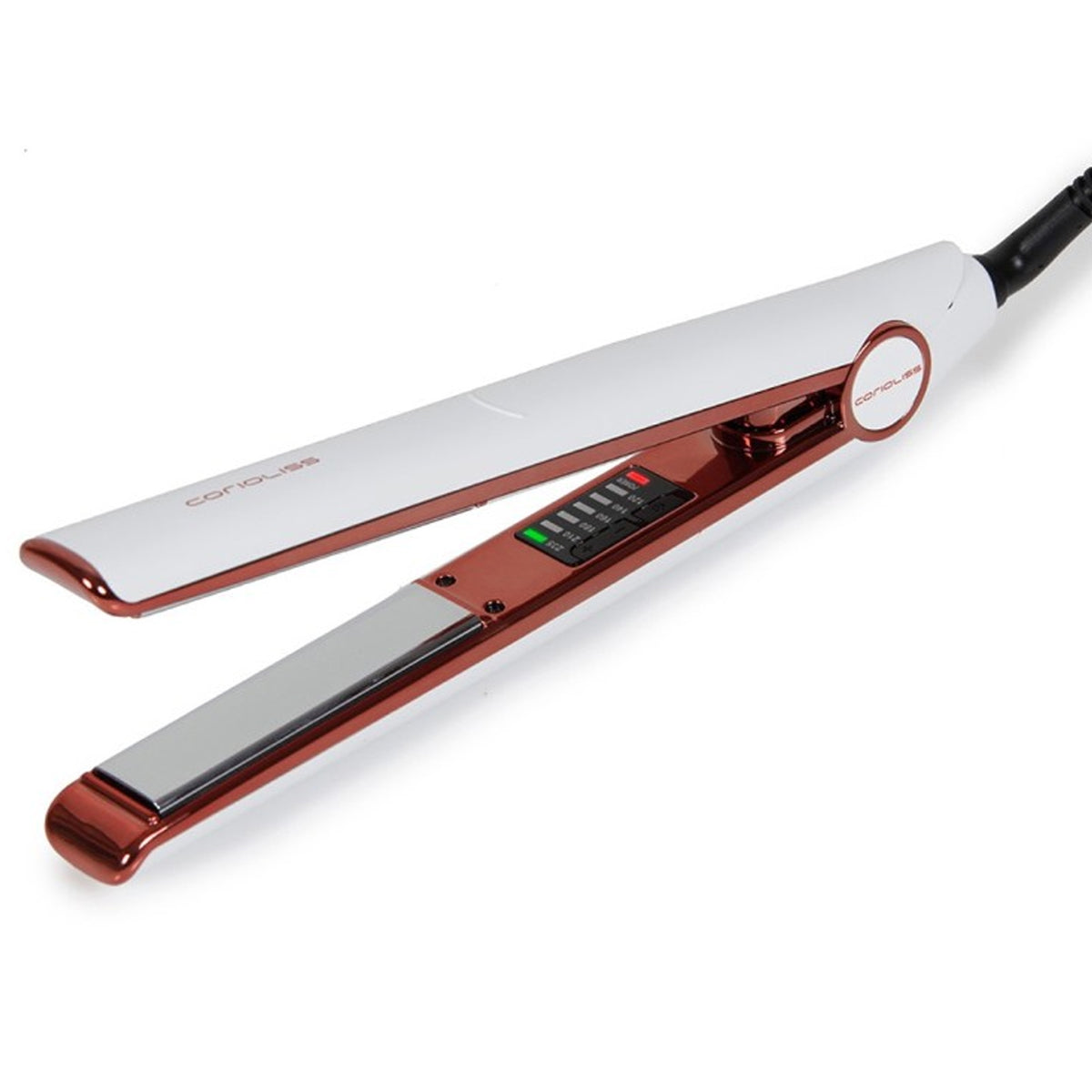 Piastra per Capelli Corioliss C1 Soft Touch Titanio BIANCO E RAME