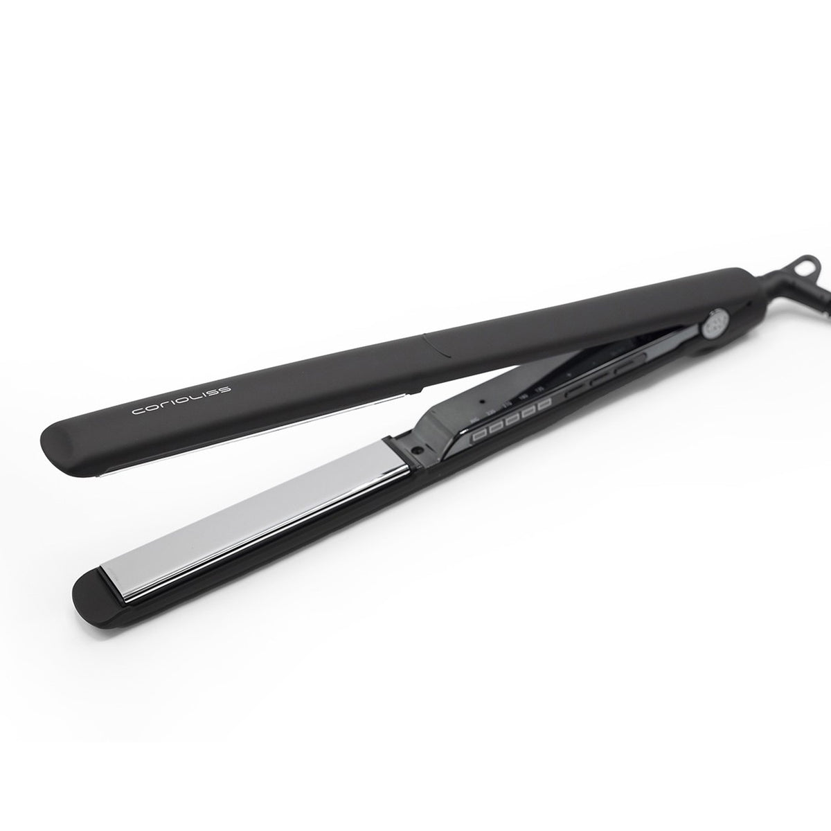 Piastra per Capelli Professionale Corioliss C3 Soft Touch Nero e Cromo
