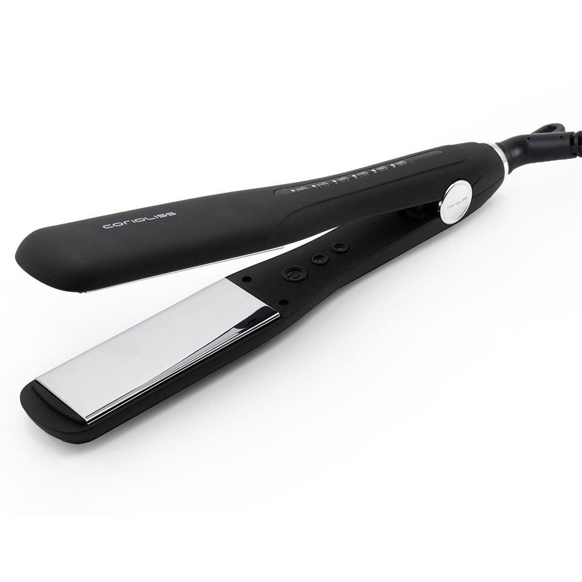 Piastra per Capelli Corioliss The Wide Soft Touch Nero