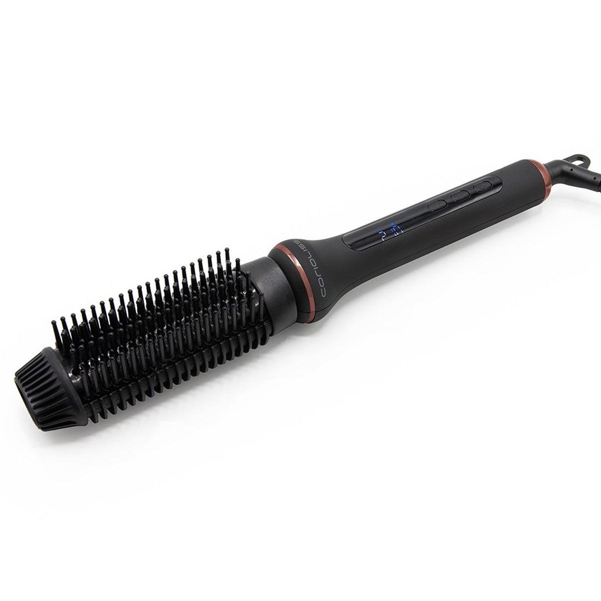 Spazzola Lisciante Corioliss Hot Brush Riscaldata Nero e Rame