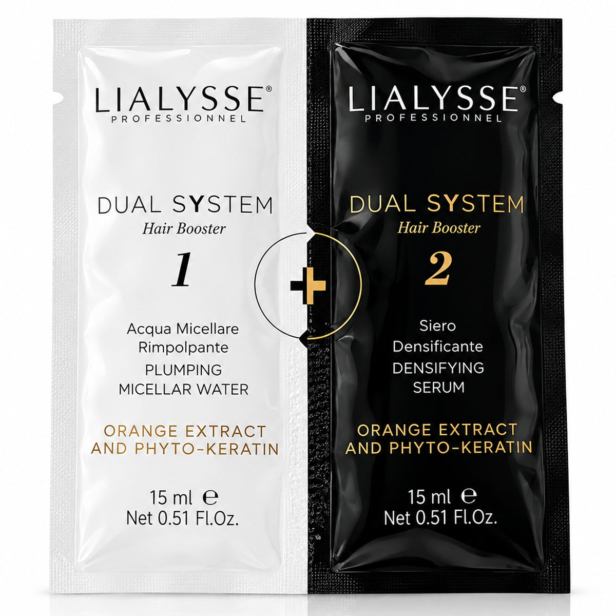Acqua Micellare per Capelli Lialysse Dual System Hair Booster Kit 2x15ml