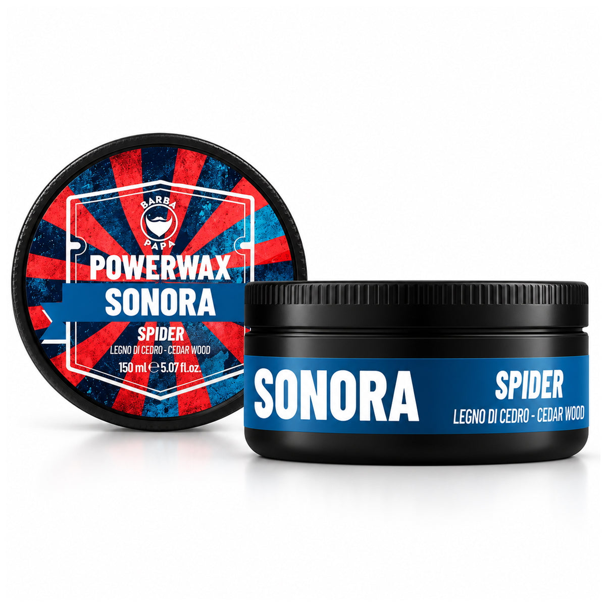 Cera Capelli Uomo Barbapapa PowerWax Spider 150ml Finish Opaco