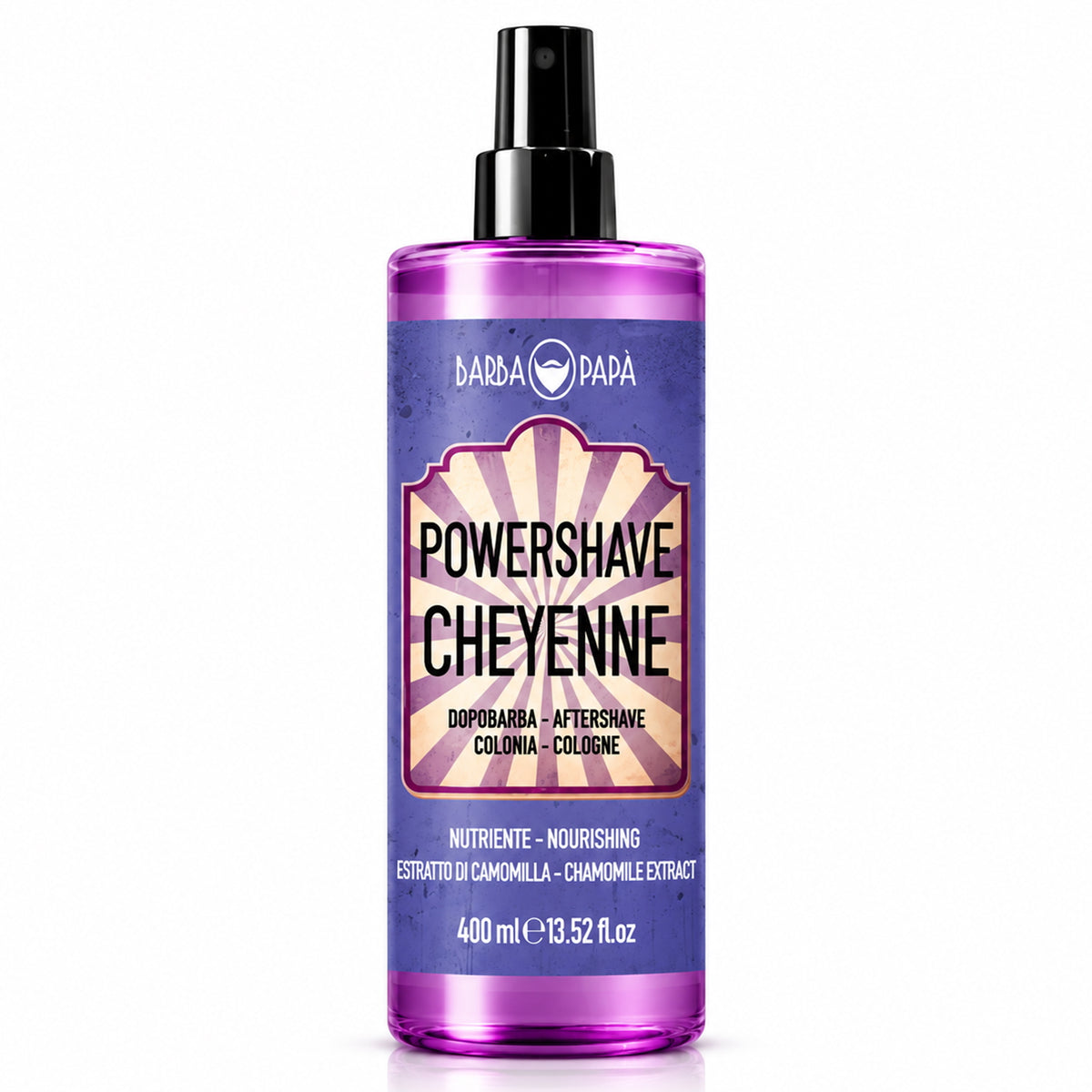 Dopobarba per Uomo Barbapapa PowerShave Colonia Apache 400ml