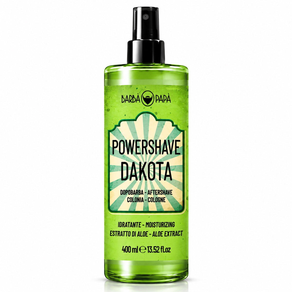 Dopobarba per Uomo Barbapapa PowerShave Colonia Dakota 400ml