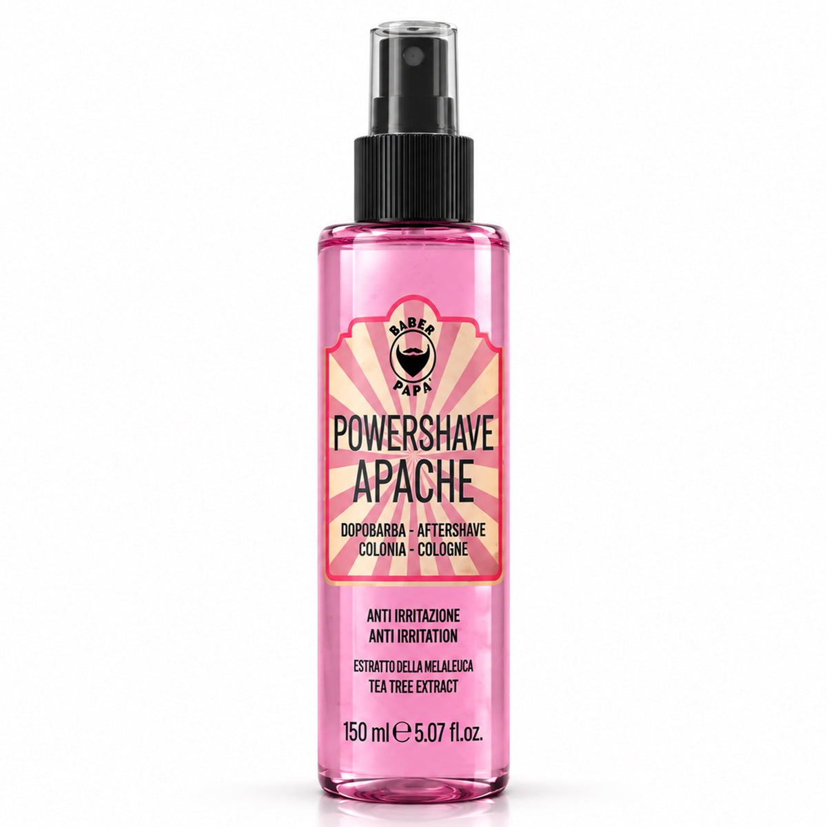 Dopobarba per Uomo Barbapapa PowerShave Colonia Apache 150ml