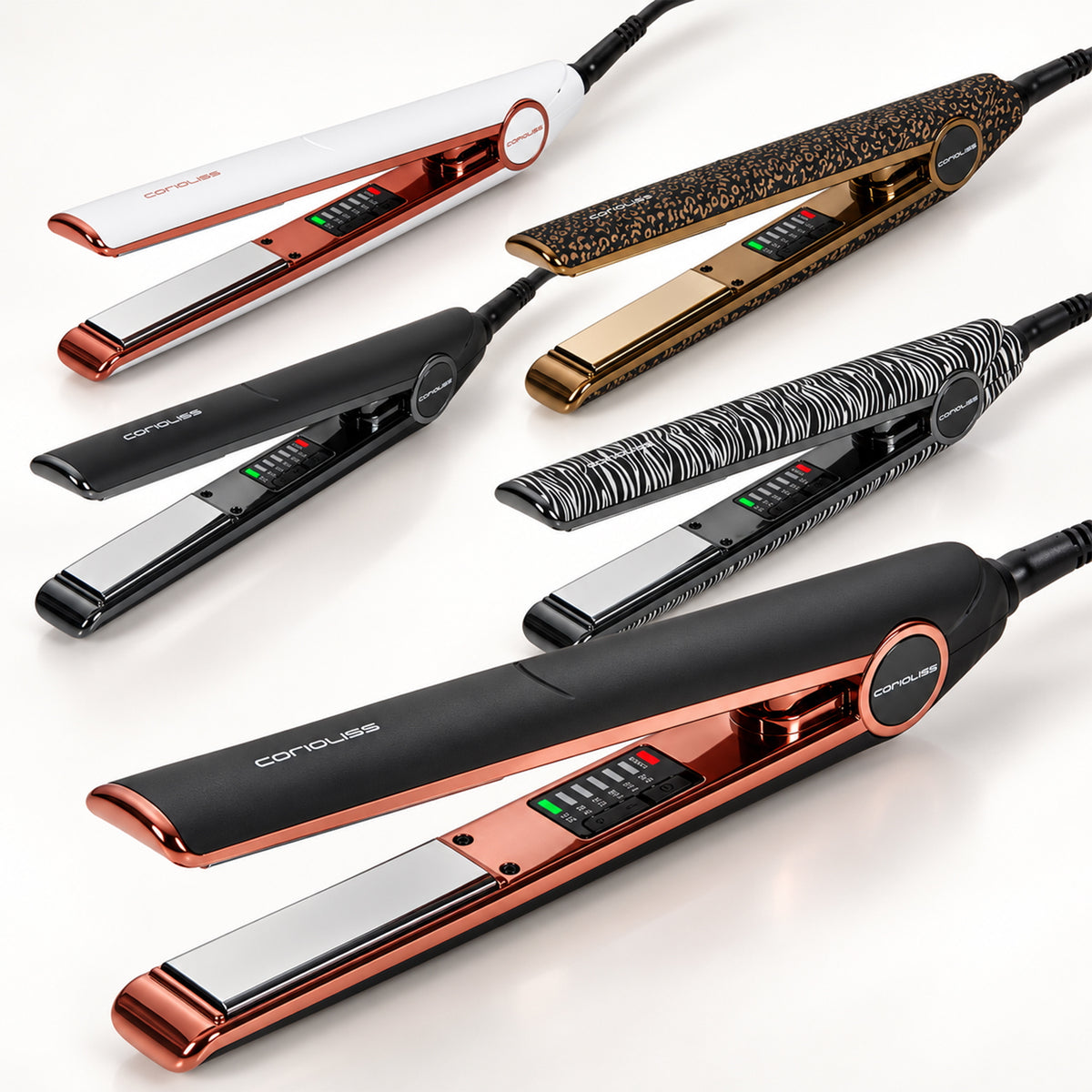 Piastra per Capelli Corioliss C1 Soft Touch Titanio