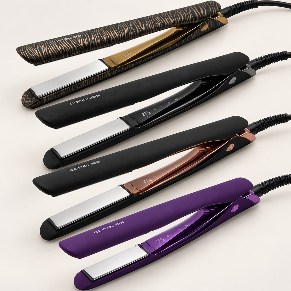 Piastra per Capelli Corioliss C5 Soft Touch Titanio