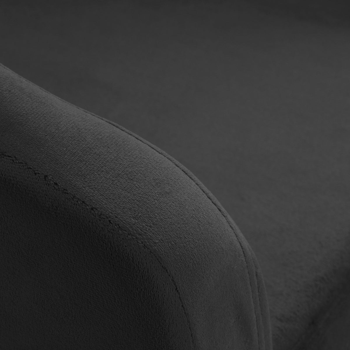 4Rico Poltrona Girevole QS-BL14G in Velluto - Grigio