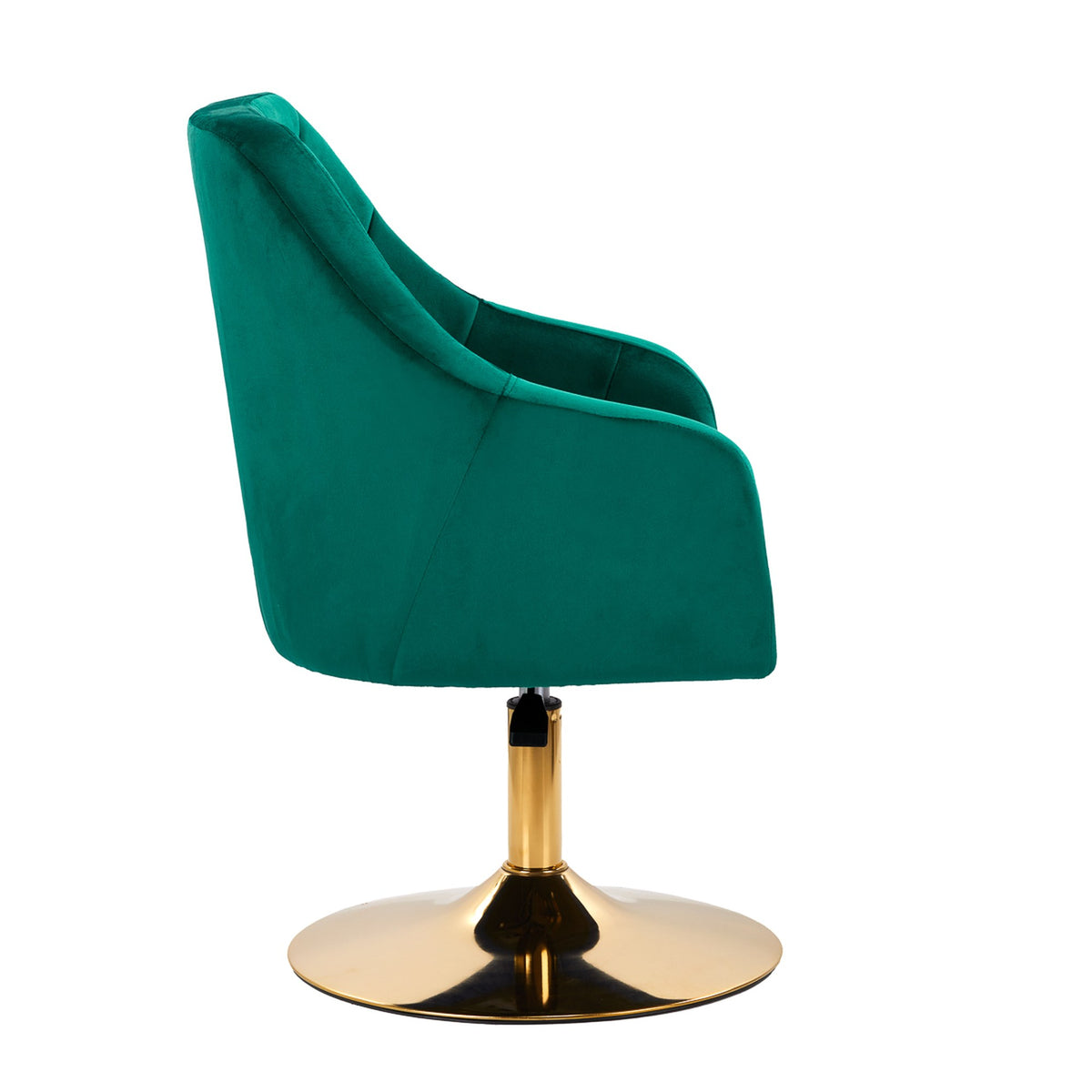 4Rico Poltrona Girevole QS-BL14G in Velluto - Verde