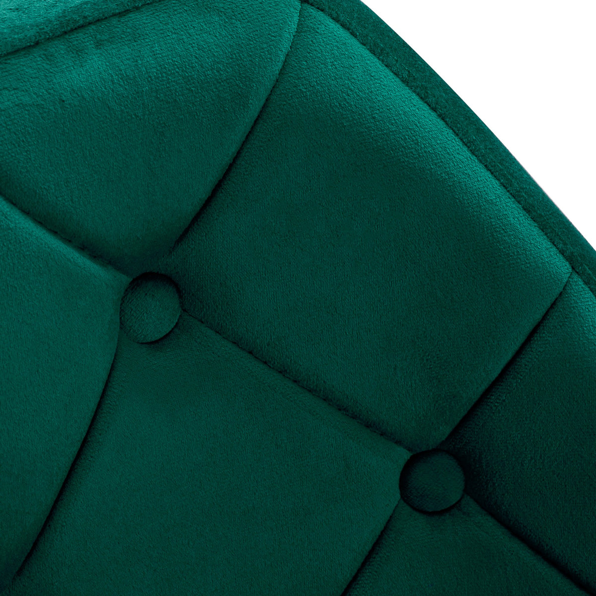 4Rico Poltrona Girevole QS-BL14G in Velluto - Verde