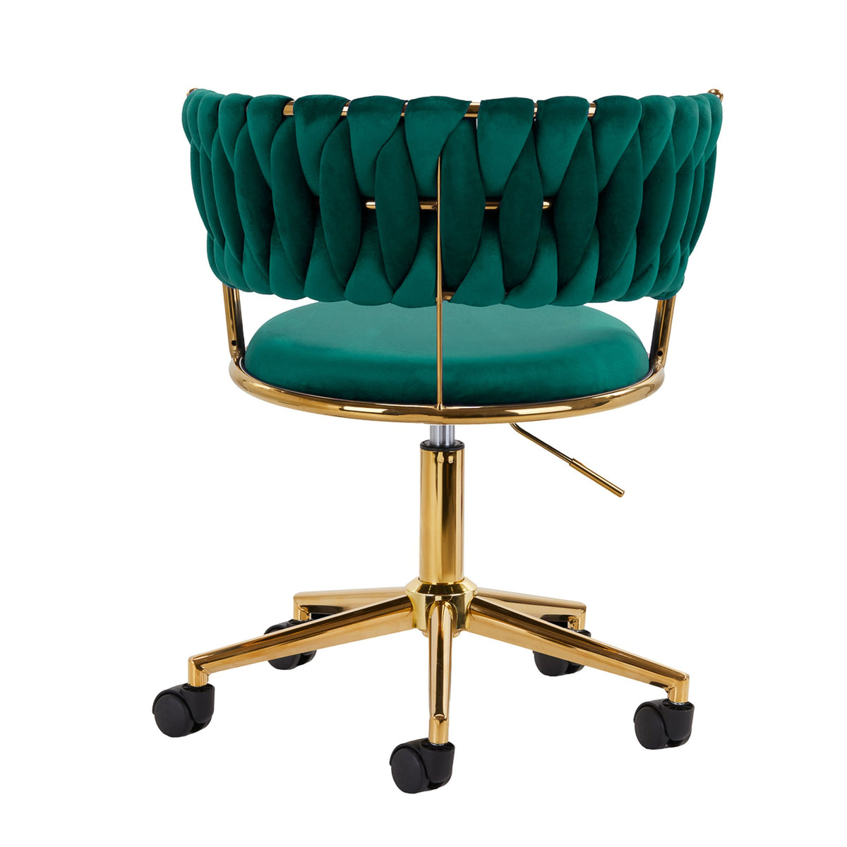 4Rico Poltrona Girevole QS-GW01G in Velluto - Verde