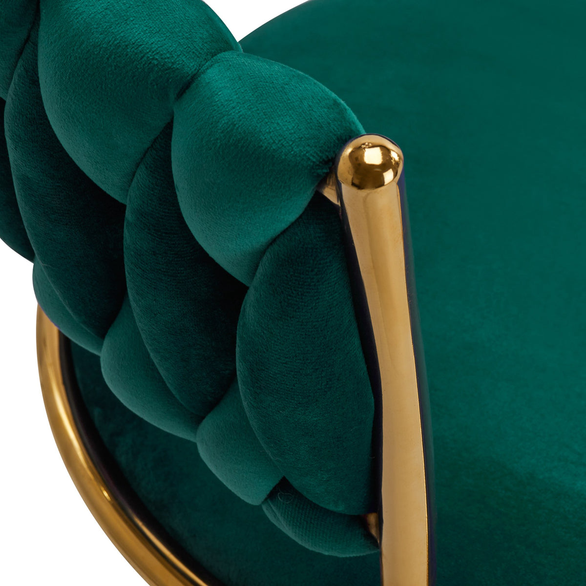 4Rico Poltrona Girevole QS-GW01G in Velluto - Verde