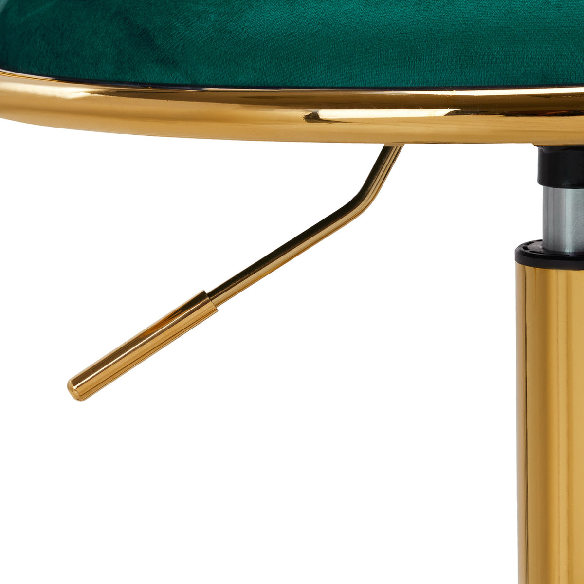 4Rico Poltrona Girevole QS-GW01G in Velluto - Verde