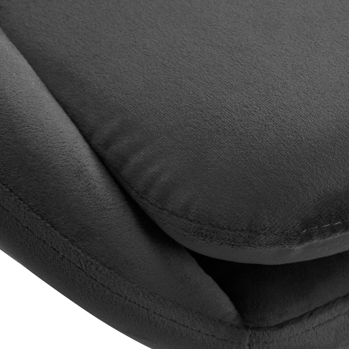 4Rico Poltrona Girevole QS-MF18G in Velluto - Grigio