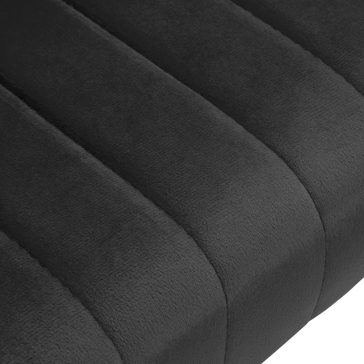 4Rico Poltrona Girevole QS-OF212G in Velluto - Grigio