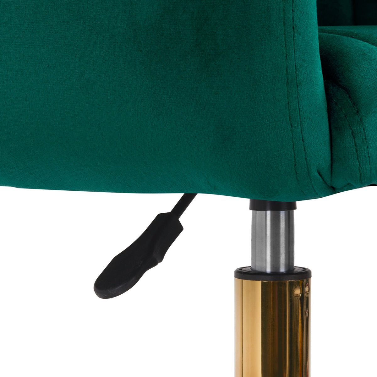 4Rico Poltrona Girevole QS-OF212G in Velluto - Verde