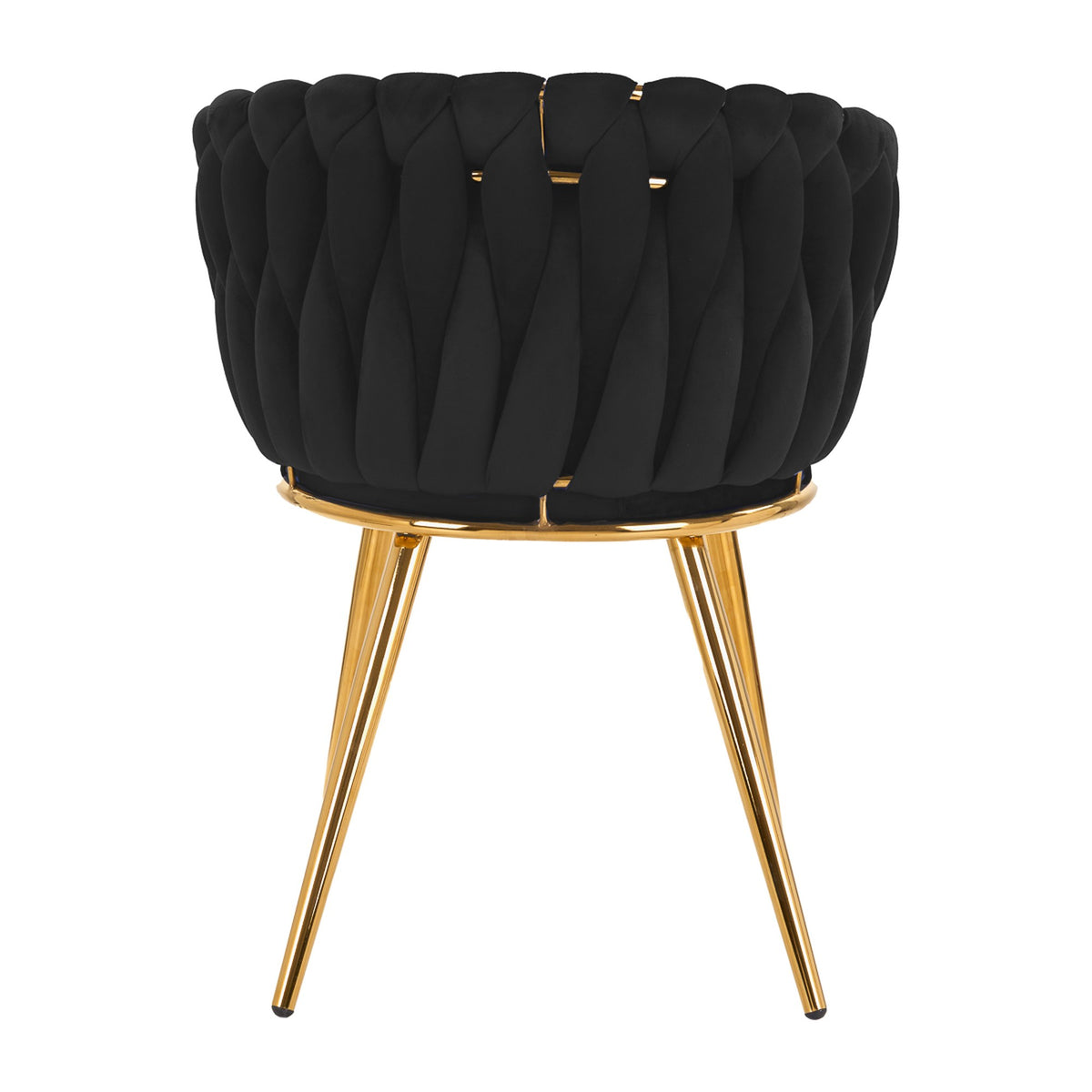 4Rico Poltrona QS-GW06G in Velluto - Nero