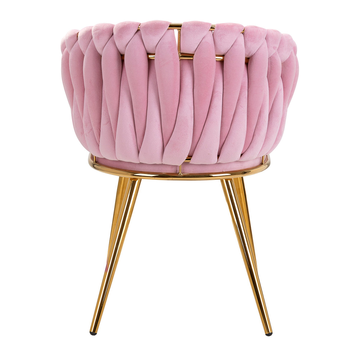 4Rico Poltrona QS-GW06G in Velluto - Rosa