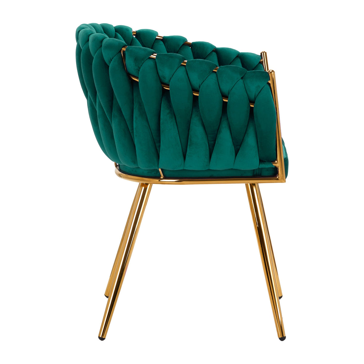 4Rico Poltrona QS-GW06G in Velluto - Verde