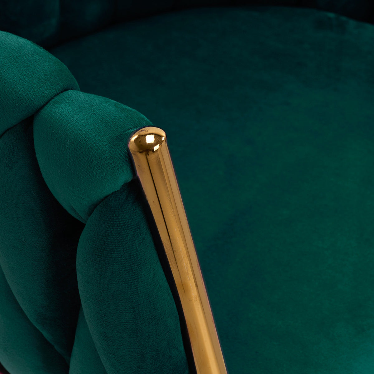 4Rico Poltrona QS-GW06G in Velluto - Verde